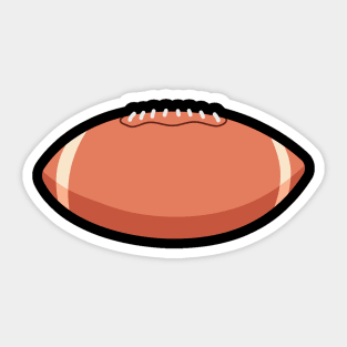 Cool Football Illustration Sticker